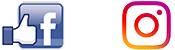 Loghi Facebook e Instagram